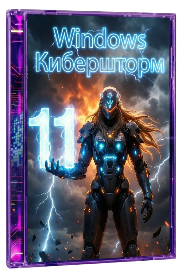 Windows 11 Ультрабыстрая игровая сборка Кибершторм Pro х64 bit (25H2)