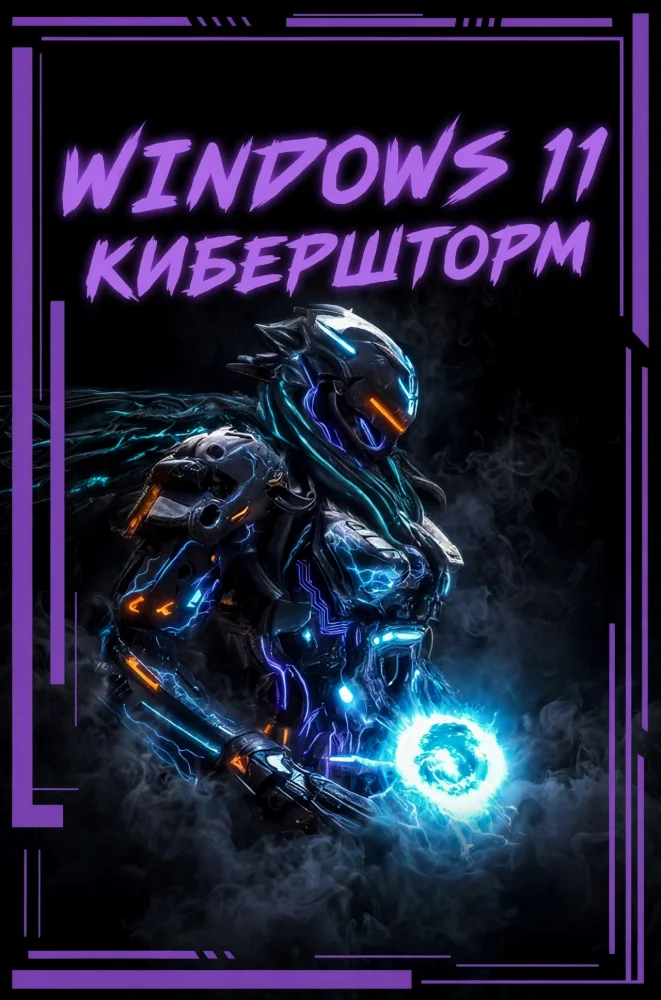 Windows 11 Ультрабыстрая игровая сборка Кибершторм Pro х64 bit (25H2)